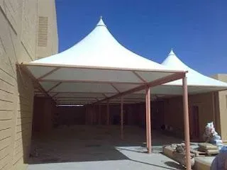 تركيب مظلات هرمية للميادين والساحات العامة الشرقية الخبر